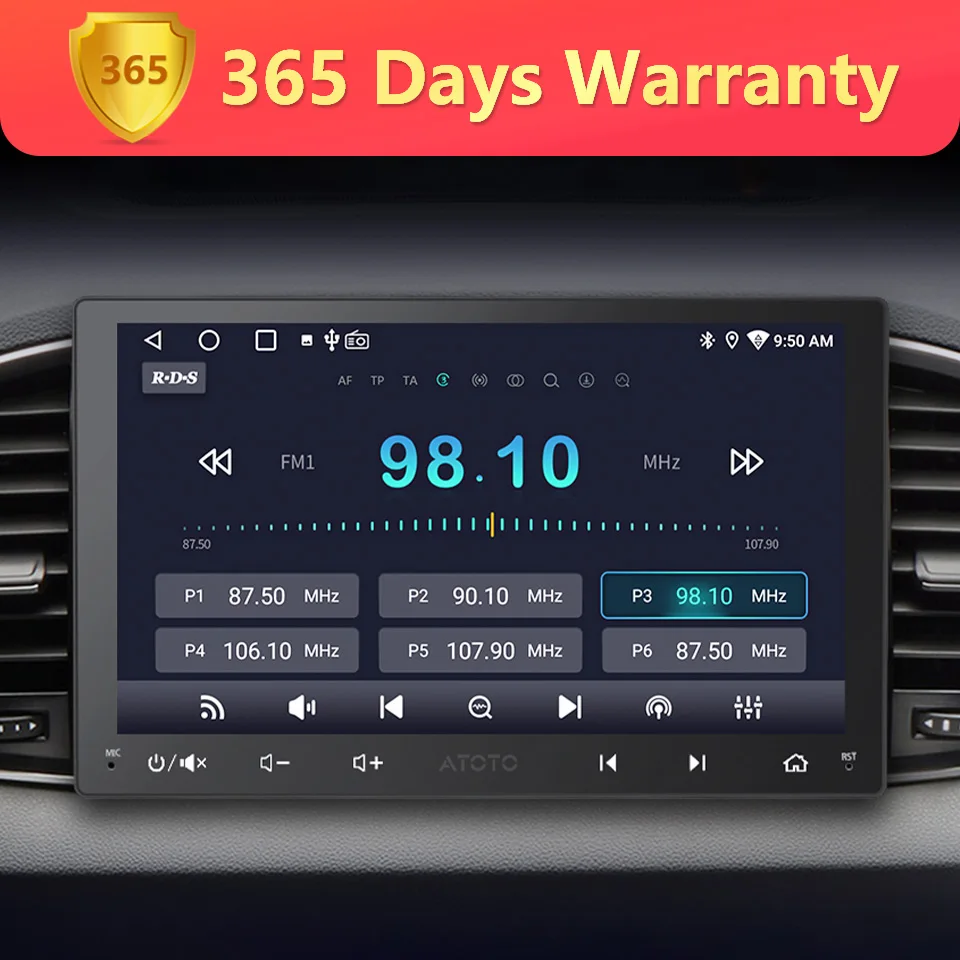 9 inch Q-LED Android Car Stereo GPS WIFI Bluetooth Apple Car Play