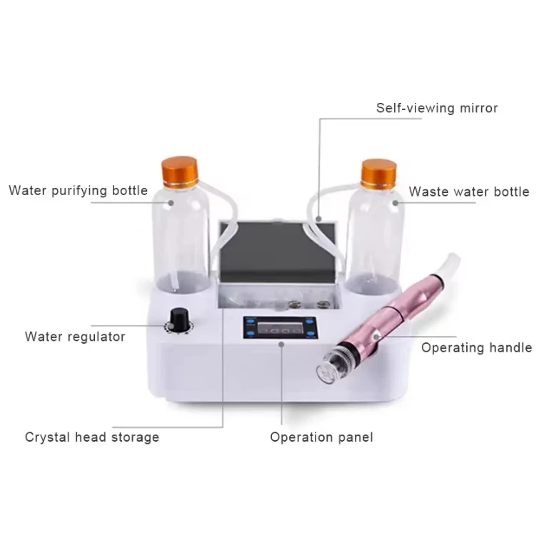 Small Bubble Beauty Device, Professional Pore Vacuum, Toning Blackhead Removal Cleanser, Suction Home Facial Care Machine