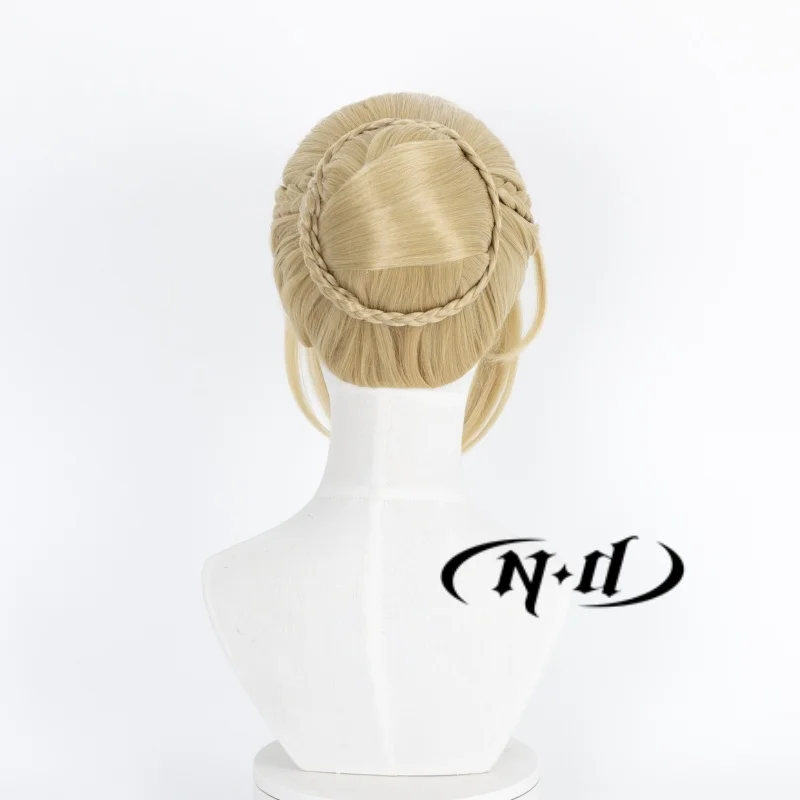 Nd evelyn chevalier cosplay perucas zenless zona zero zz cosplay perucas de cabelo para comic con coser festa resistente ao calor sintético