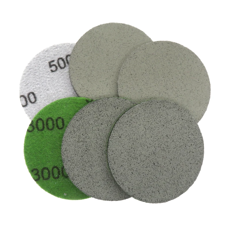 10 Pcs 2 Inch Sponge Sanding Disc 50mm Foam Sandpaper Hook and Loop for Polishing & Grinding for Wood 998A