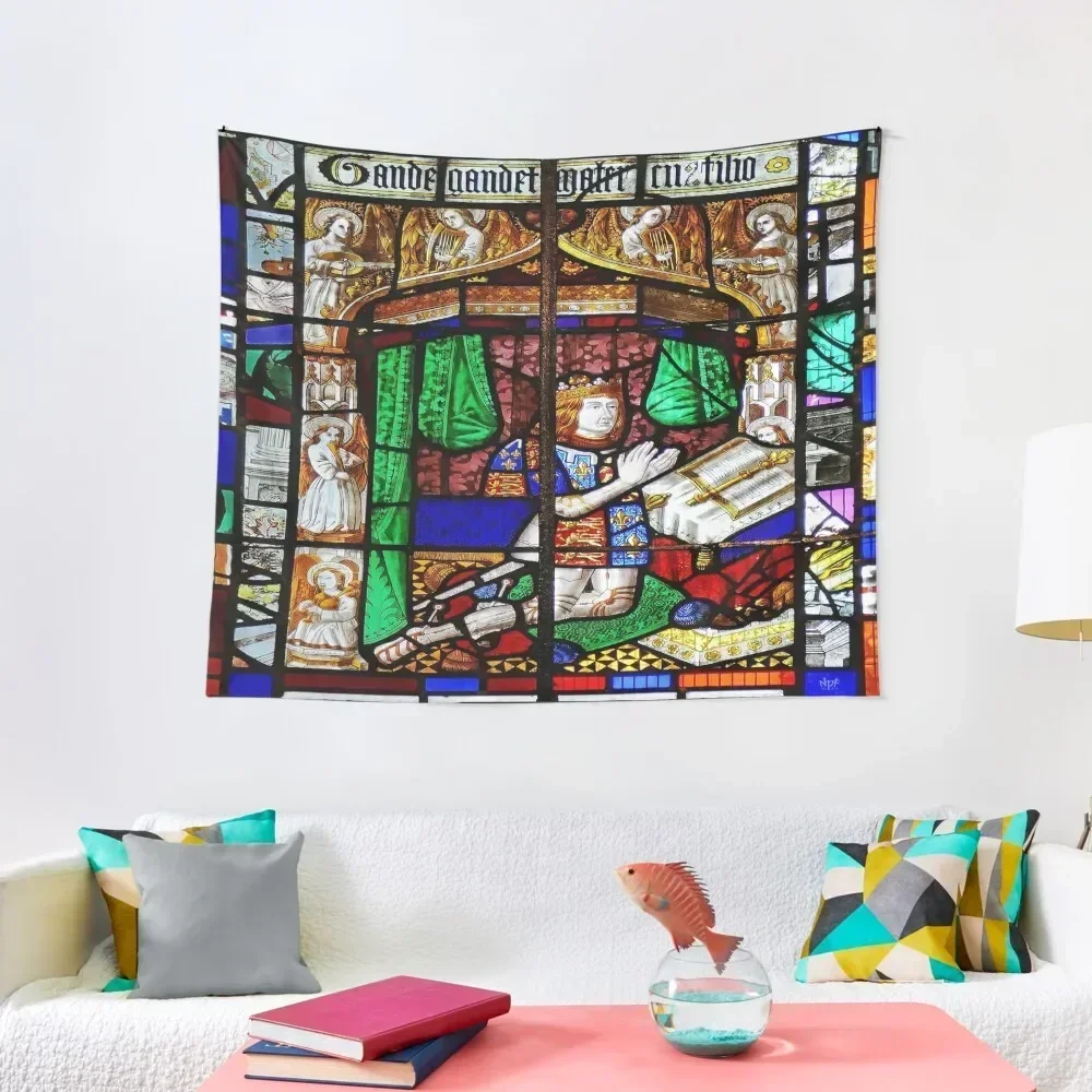 

PRINCE ARTHUR WINDOW, WORCESTER CATHEDRAL, WORCESTERSHIRE, ENGLAND Tapestry Decorative Wall Wall Deco Tapestry