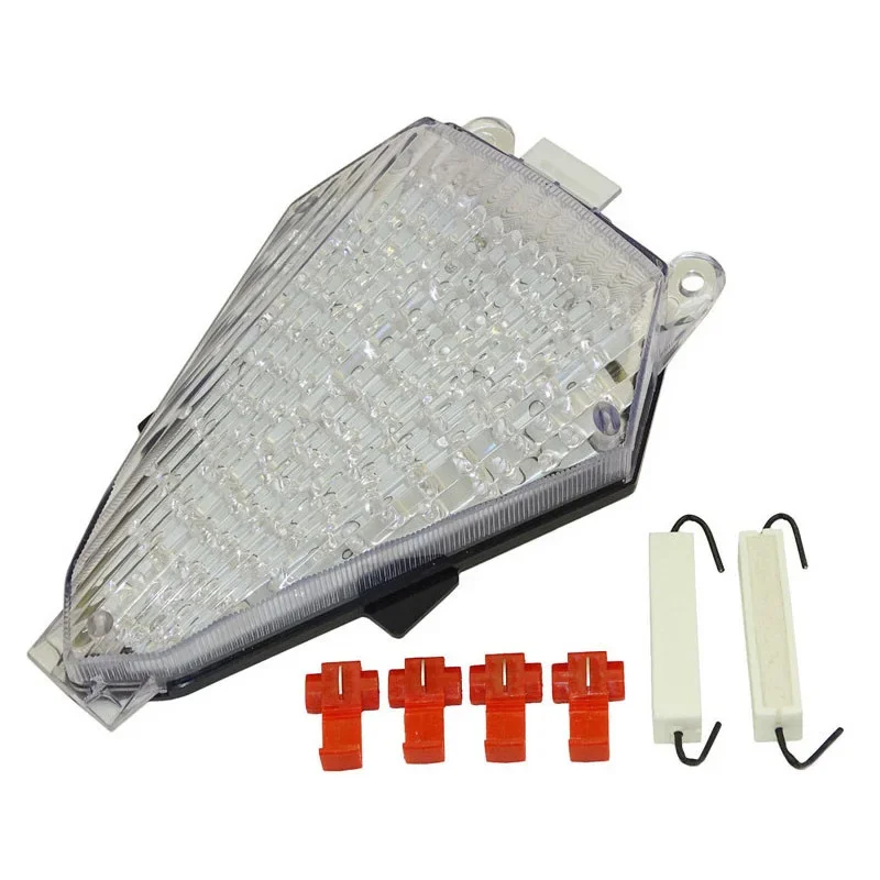 Waase-luz trasera de freno para Yamaha YZF R6 RJ15 2008 2009 2010 2011 2012 2013 2014-2016 e-mark, intermitentes, luz LED integrada