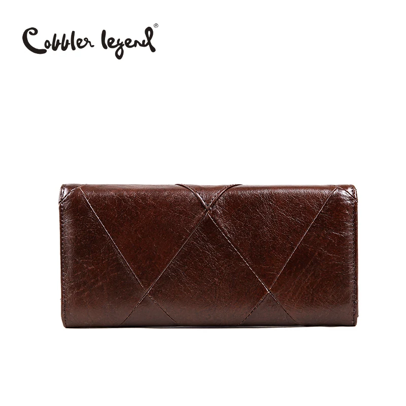 Cobbler Legend Long Wallet Genuine Leather Retro Female Wallet Fashion Vintage Women\'s Phone Bag