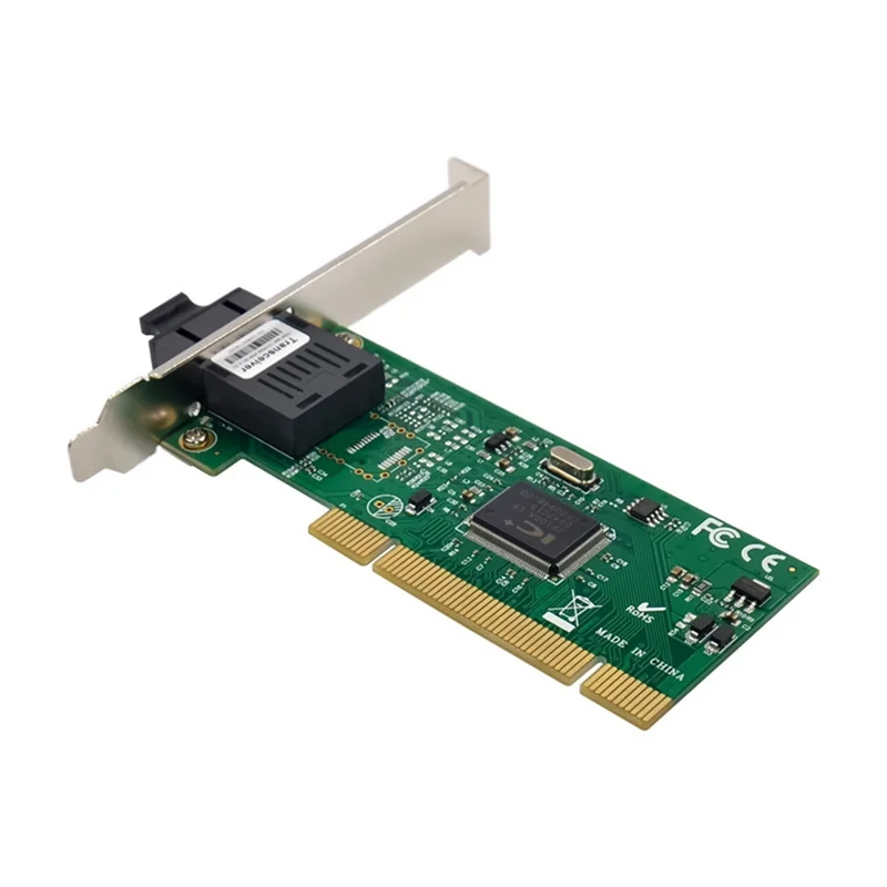 PCI IC Plus IP100A Single Port Fast Ethernet Network Card 100Mbps Fiber Optic Network Card Ethernet Adapter