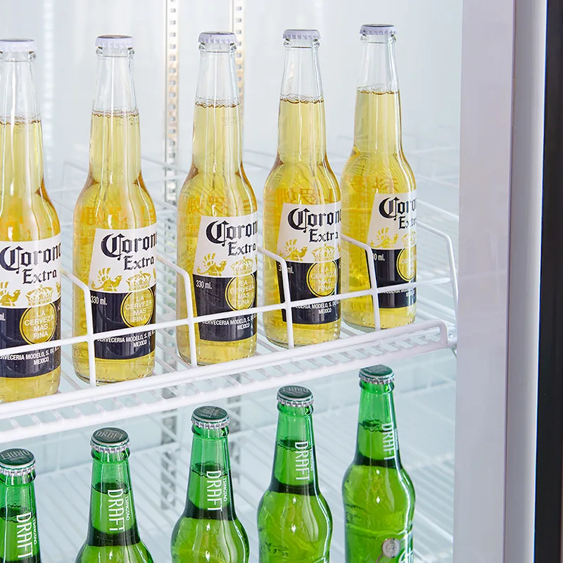 Commercial Refrigerator Bar Internet Celebrity Beer Cabinet Fresh-Keeping Display Cabinet Vertical Refrigerator Four-Door