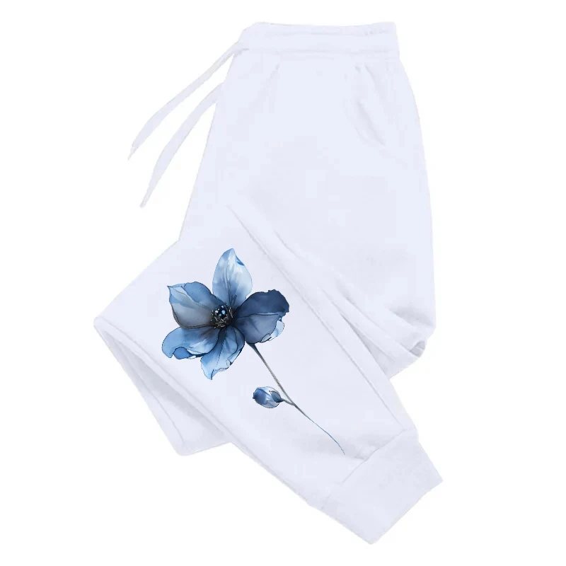 Bestseller Damen-Jogginghose mit Print, Lässige Elastische Taille, Sportliche Baggy-Hose für Outdoor-Aktivitäten, Hochwertige Modische Sportbekleidung – Detail 3