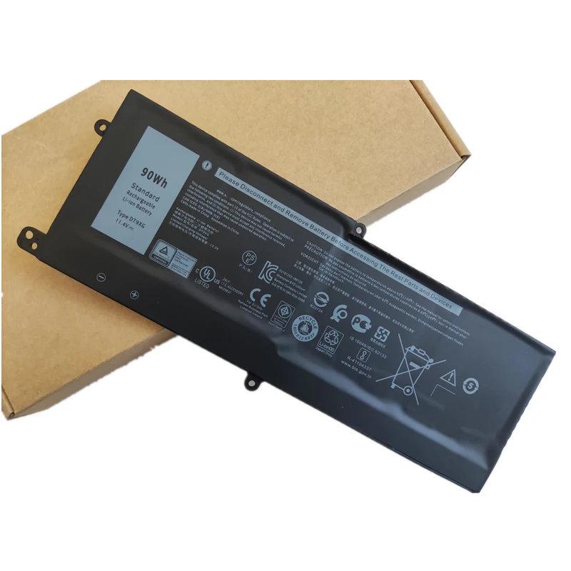 

New DT9XG Laptop Battery For Dell Alienware Area-51M R1 R2 I9-9900K ALWA51M-1766PB D1733B D1735DB D1748DW 2966W D1969PW P38E001