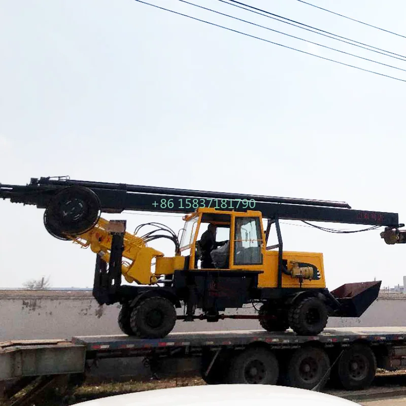 China Piling Driver Small Rotary Drilling Rig Borehole Rotary Drilling Rig 20M Crawler Rotary Drilling Rig Machine for Mexico