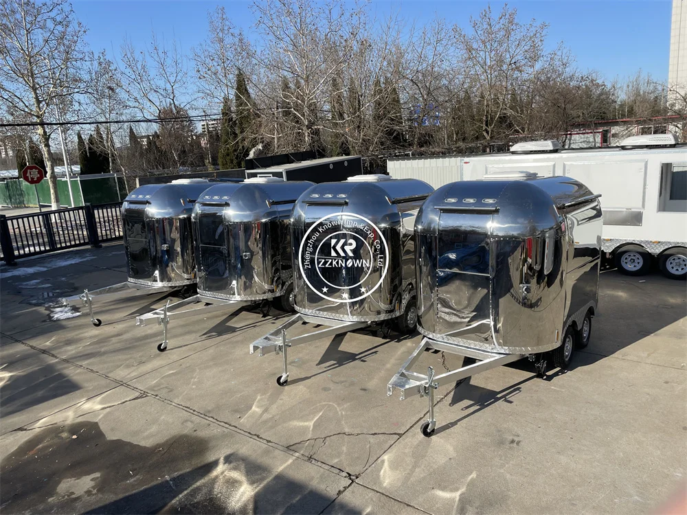 2025-прицепы для кофе и еды, полностью оборудованные грузовики для еды, тележка для хот-догов, мобильная кухня, полностью оборудованный прицеп для общественного питания