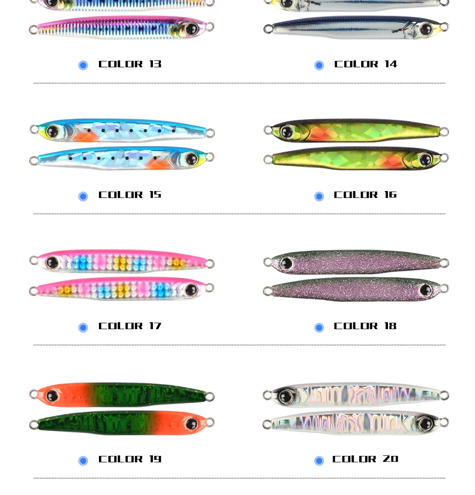 LETOYO 30g 40g 60g Angelköder Metall-Jig Künstlicher Harter Köder Slow Pitch Jigging Köder Bass Metall-Jig UV Kunstköder Barsch-Angelzubehör – Detail 7