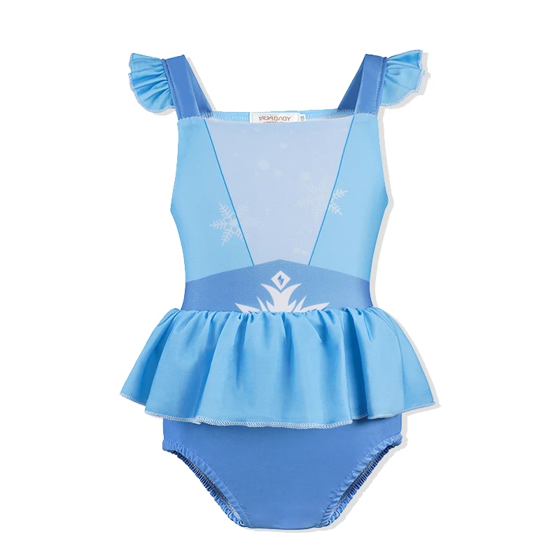 

2024 Girls Summer Cute Swimsuit Swimming Outfit Elsa Anna Swimsuit Baby Girls Bathing Suit Kids Princess Swimwears 2-10 Years