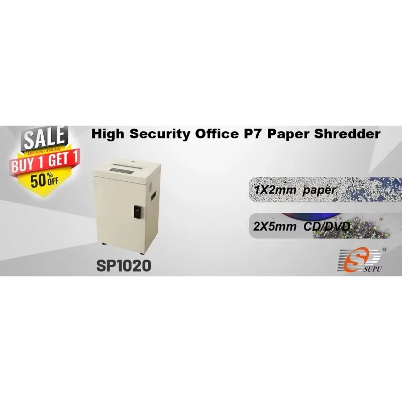 trituratore di carta da ufficio professionale unico p7