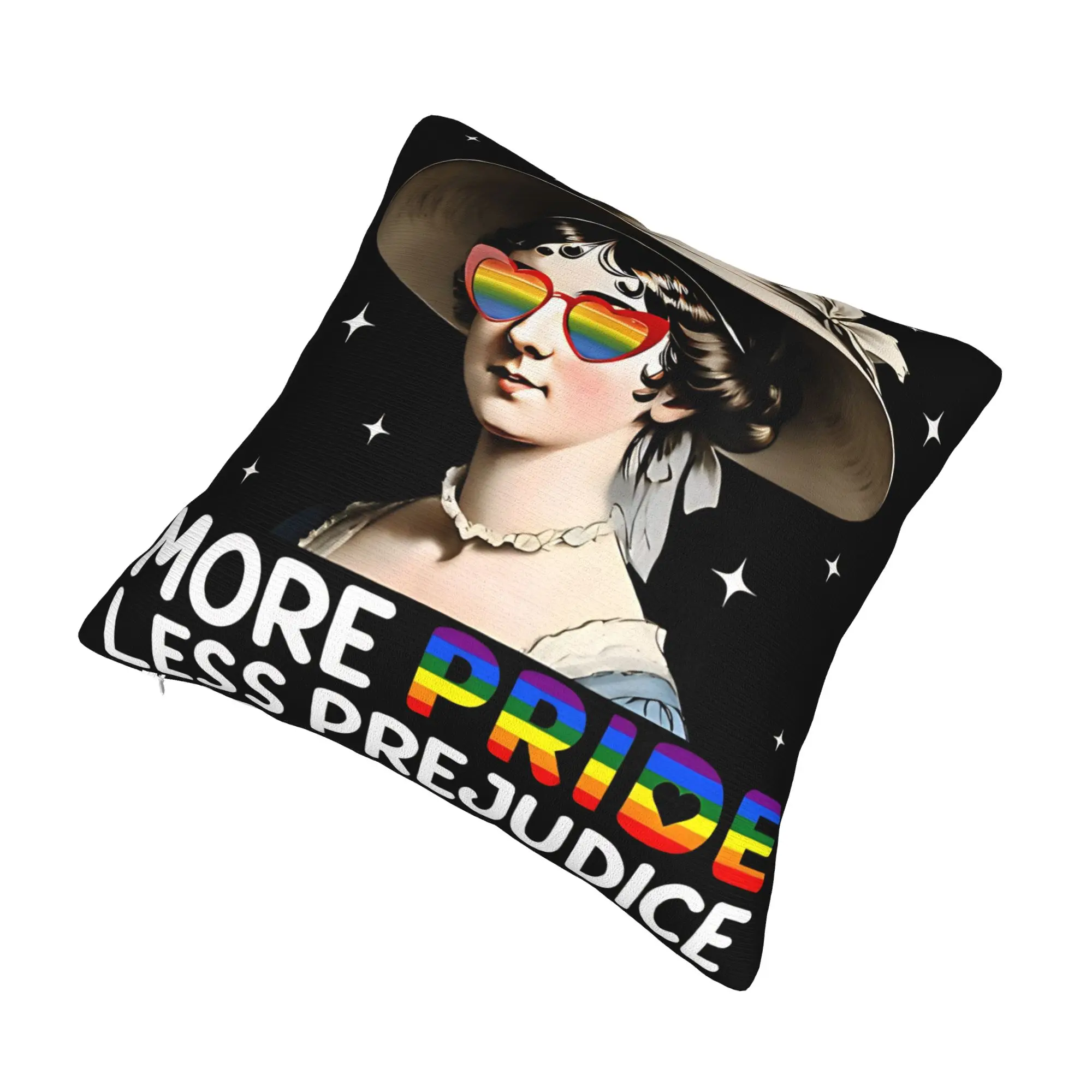 Decorative Pillow Covers More Pride Less Prejudice  Accessories Home  Throw Pillow Case Cover Square Multiple Sizes