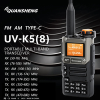 Quansheng Uv K6 5W Walkie Talkie Uv-K58 Uv-K5(8) Two Way Radio Usb-C Direct Charge Multi Band Am Fm Uhf Vhf Dtmf Upgrade Of Uvk5