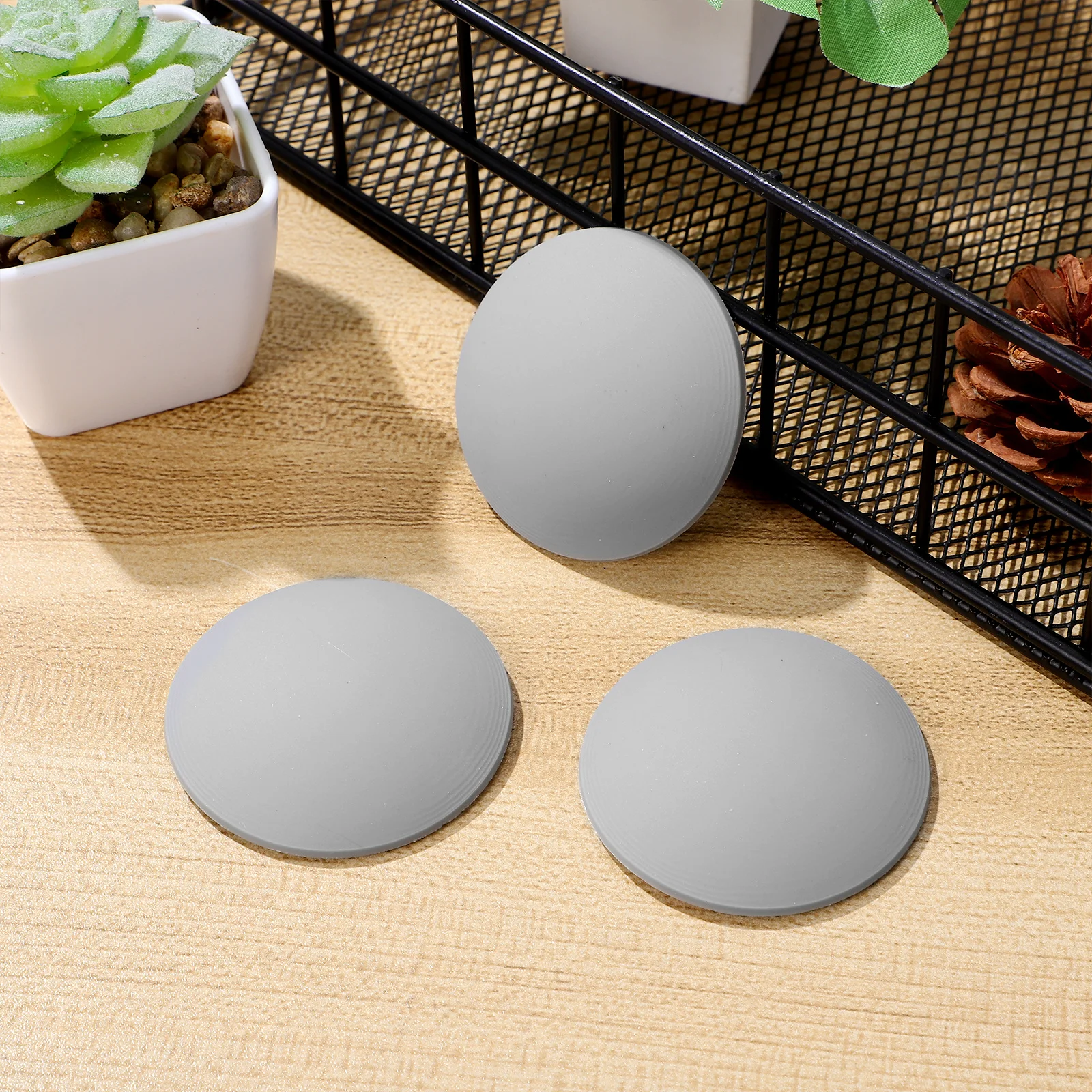 

4Pcs Door Handle Bumper Wall Protector Self Adhesive Door Stopper Buffer Guard for Wall Knob Protection Anti Slam