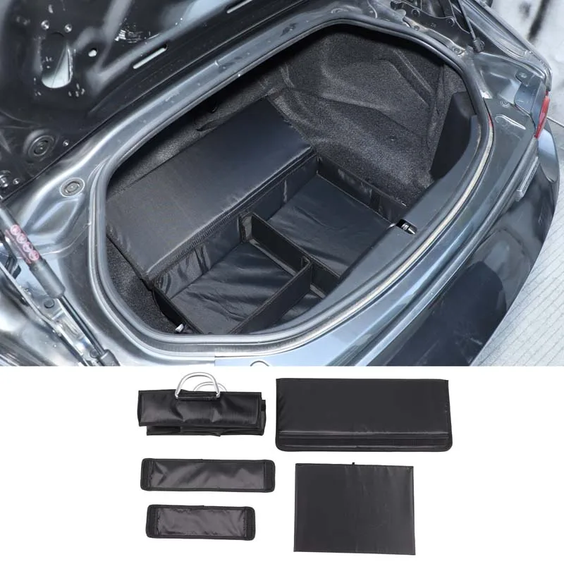

1Pcs Oxford cloth black For Mazda MX-5 ND 2016-2026+ car trunk storage box car interior modification accessories