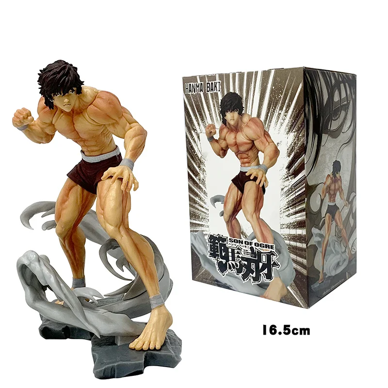 Baki the Grappler hanma baki Hanma Yujirō Hanayama Kaoru Jack Hanma Action Figure Model Collection Toys 22CM