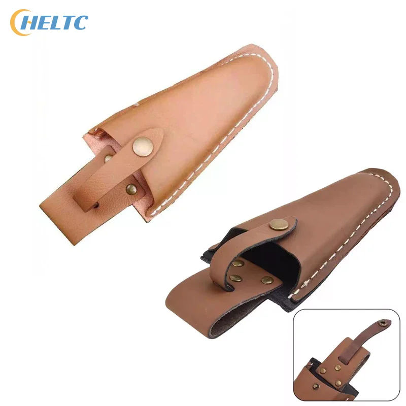 1PC Leather Tool Bag Electrician Waist Holder Pliers Storage Portable Buckle Pouch For Gardening Trimming Tools Pruning Scissors