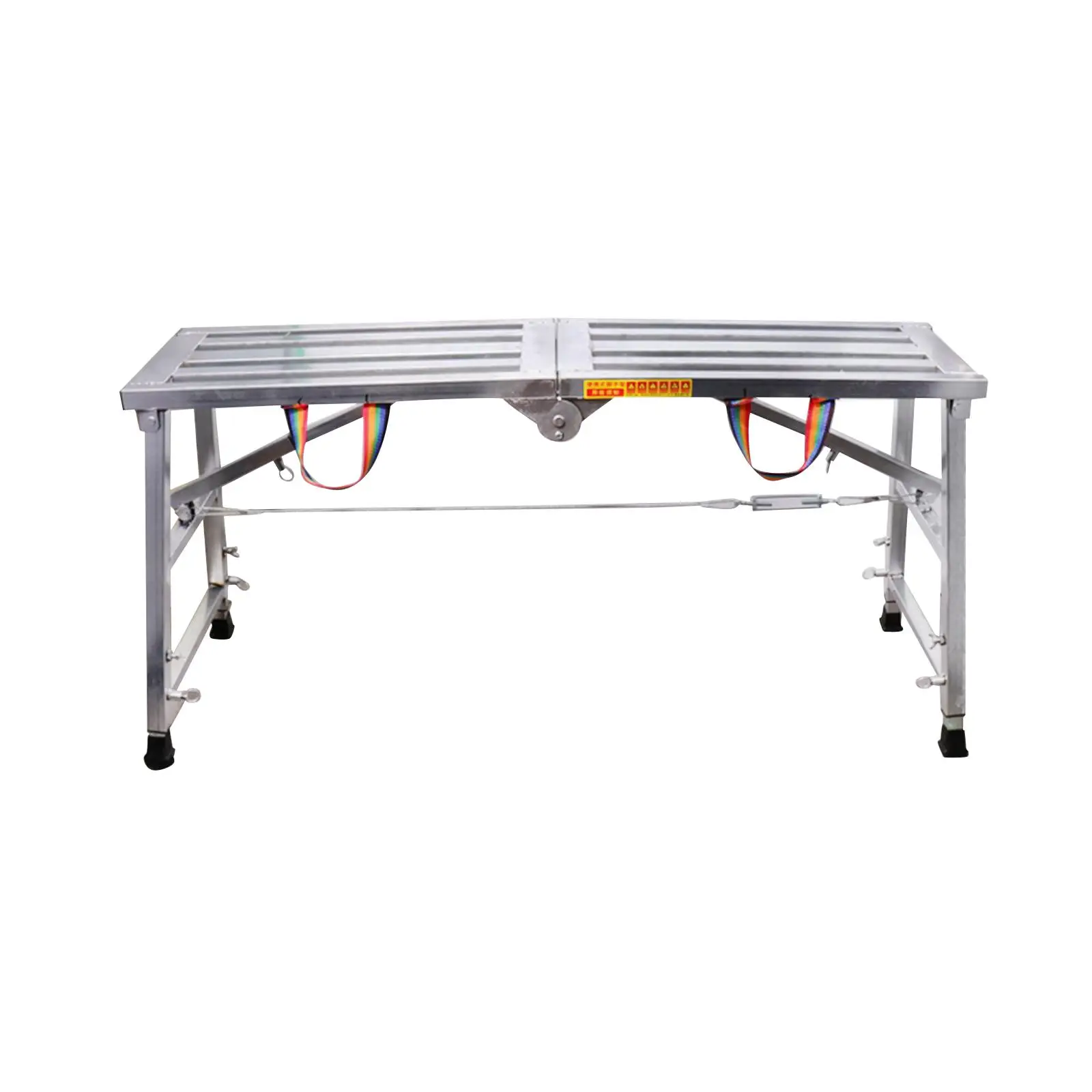 Heavy Duty Scaffolding Platform Foldable Workbench Steel Folding Ladder Sturdy Work Platform for Construction Use