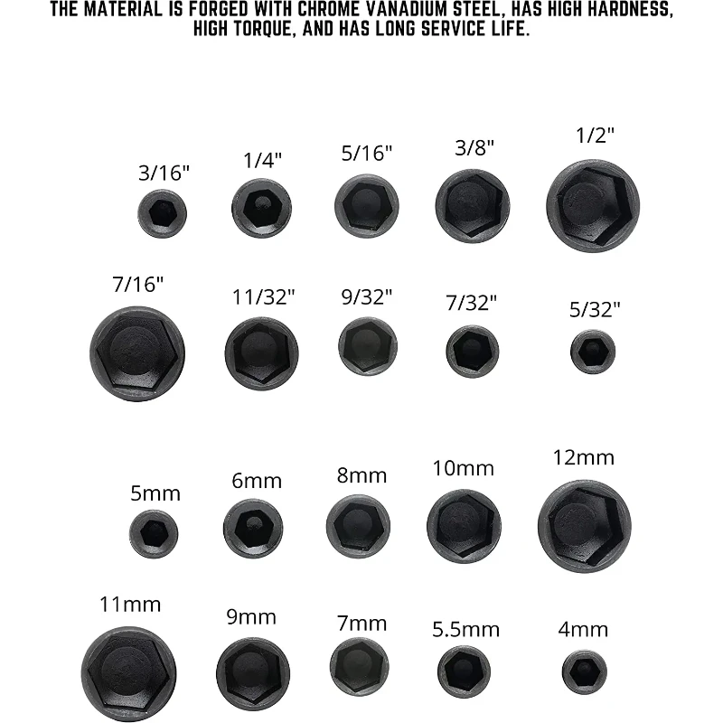 Hex Sockets Sleeve Nozzles Nut Driver Set 9/14pcs Screwdriver Set Schroevendraaier Set Bits Sets Tools Socket Wrenches