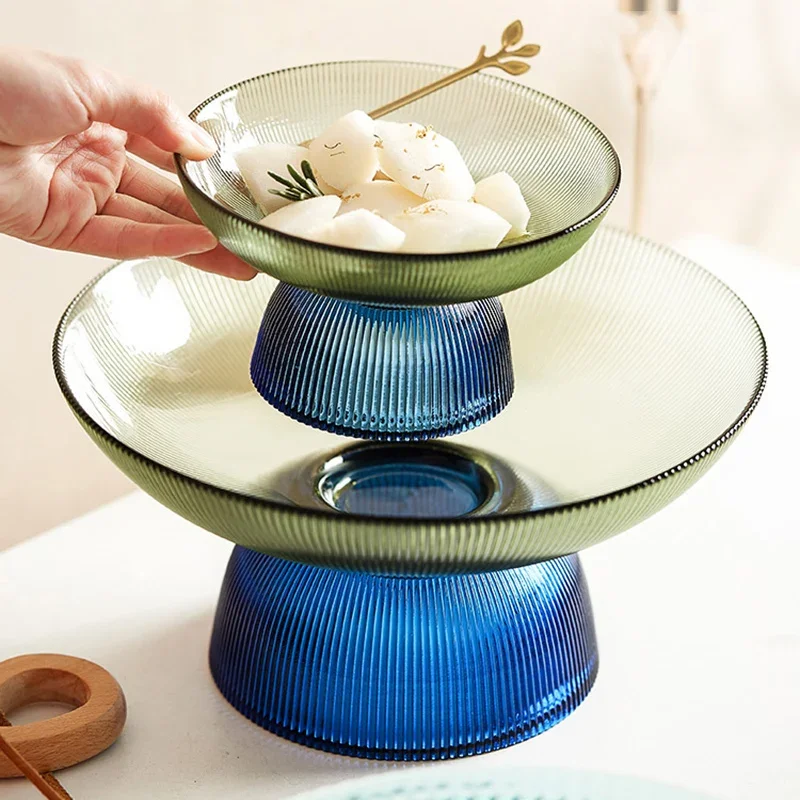 

Vertical Glass Storage Room Dried Dessert Decoration