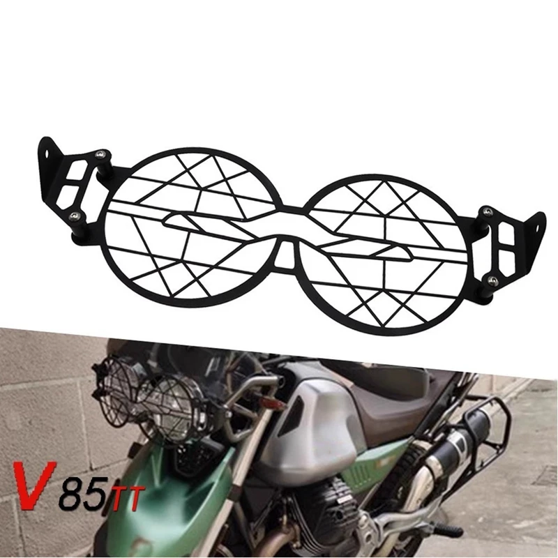 Motorcycle Headlight Guard Head Light Grille Cover Replacement Parts For Moto Guzzi V85TT V 85 TT 2019 2020 2021 2022 2023