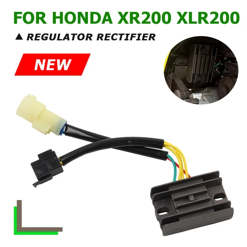 Rectificador regulador de alta calidad para HONDA XR200 XLR200 XR 200 XLR 200 R 5 pines 5 cables estabilidad de voltaje accesorios de motocicleta