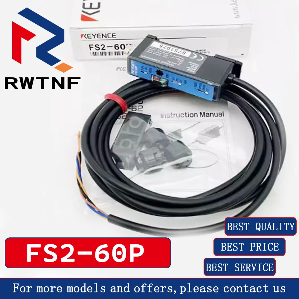 Brand New Genuine FS2-60 FS2-60P FS2-61 FS2-61P FS2-62 FS2-62P FS2-65 FS2-65P KEYENCE Fiber optic sensor amplifier