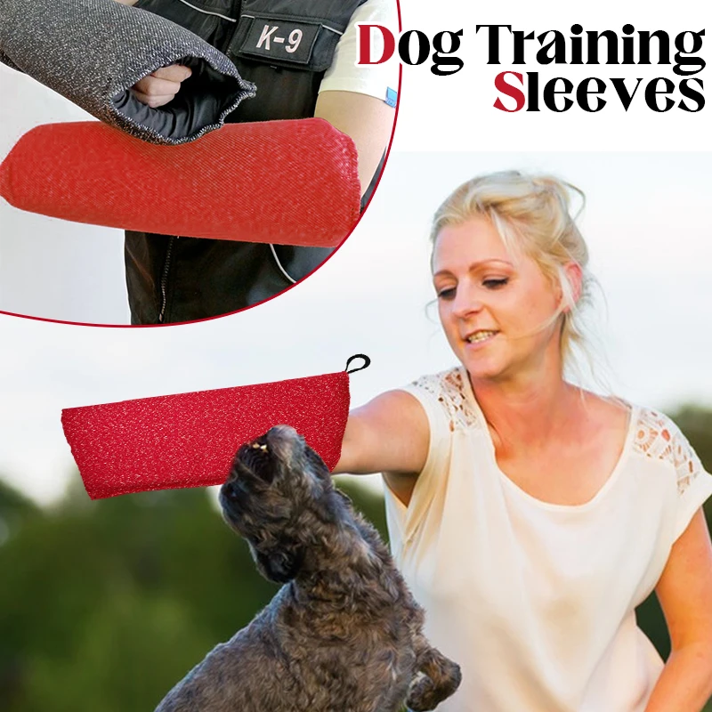 Hondentrainingsmouwen Puppy bijten Interactieve hondentraining Bijtbestendige bijtbeschermingshoes Werk Hond Puppy Tugging Speelgoed Nieuw