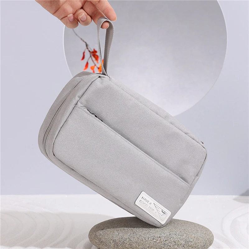 Men Women Hanging Cosmetic Bag Multifunction Travel Organizer Toiletry Wash Make up Storage Pouch Beautician Folding Makeup Bag