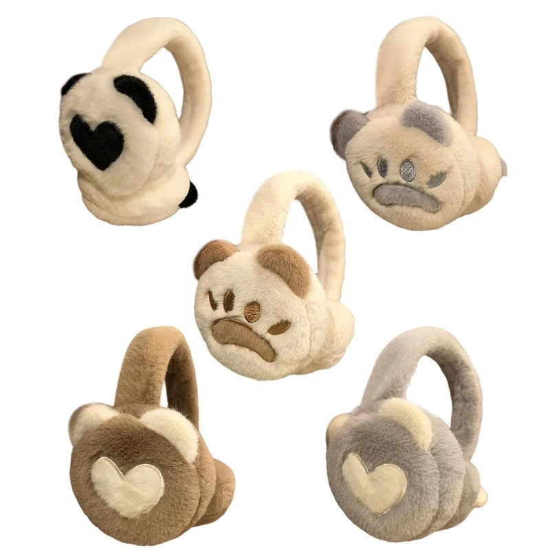 

Furry and Warm Heart Plush Ear Warmer for Winter Outdoor Activities Keep You Warm in Cold Weather for Skiing