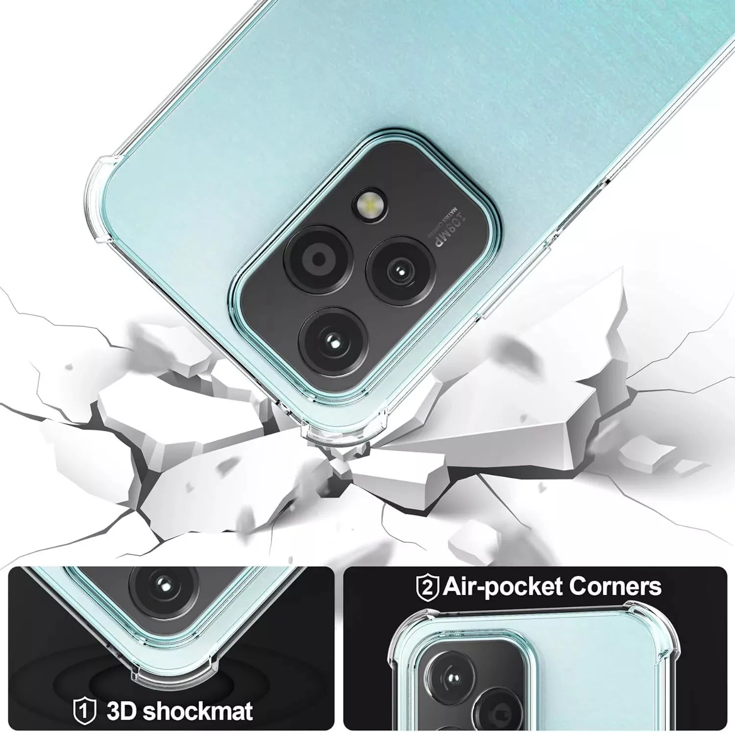 Four-Corners Shockproof TPU Case for Honor 200 Pro Honor 200 Lite Protective Cover Capa Fundas Coque