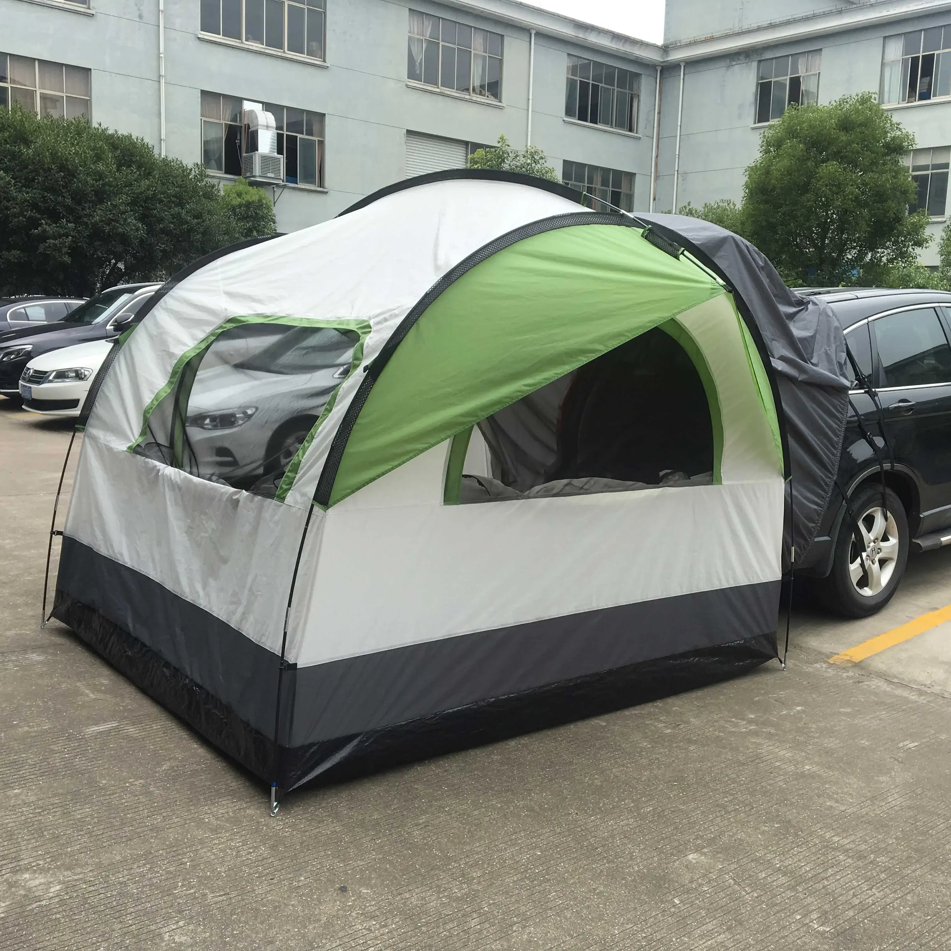 Outdoor portable car rear tent car awning truck tent suv van awning tent for camping