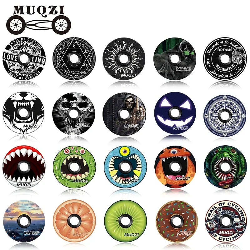 MUQZI Headset Top Cap Bike Aluminum Alloy Ultralight Stem Cap Compatible with All Road MTB 1-1/8