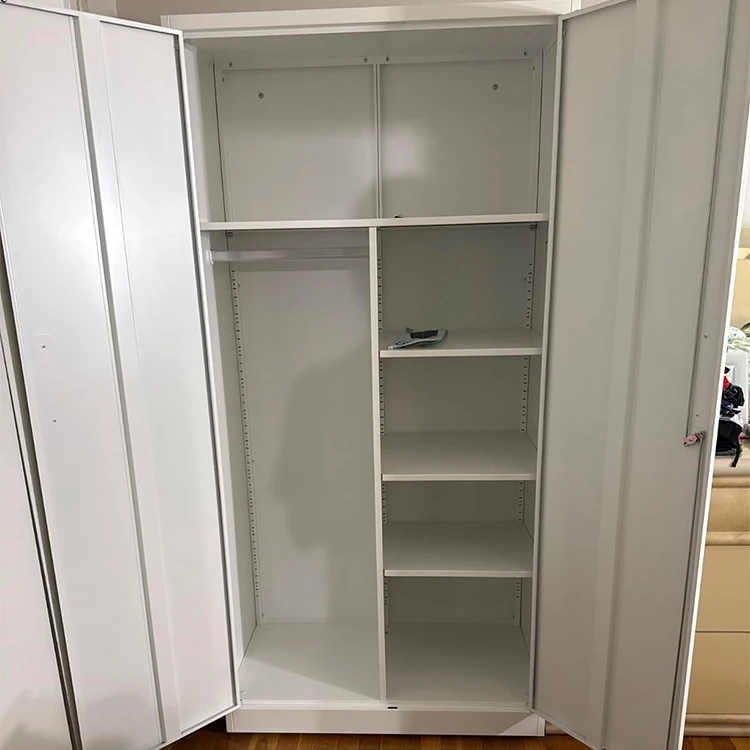 أثاث المنزل خزانة الصلب بالجملة خزانة معدنية خزائن غرفة النوم لتنظيم الملابس