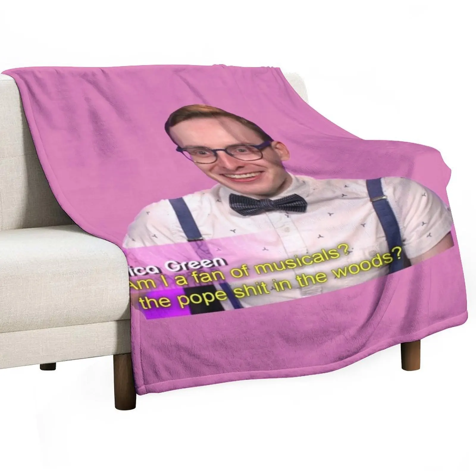 

Veronica Green RuPauls Drag Race UK season two Throw Blanket manga Moving Furrys Hairys Blankets