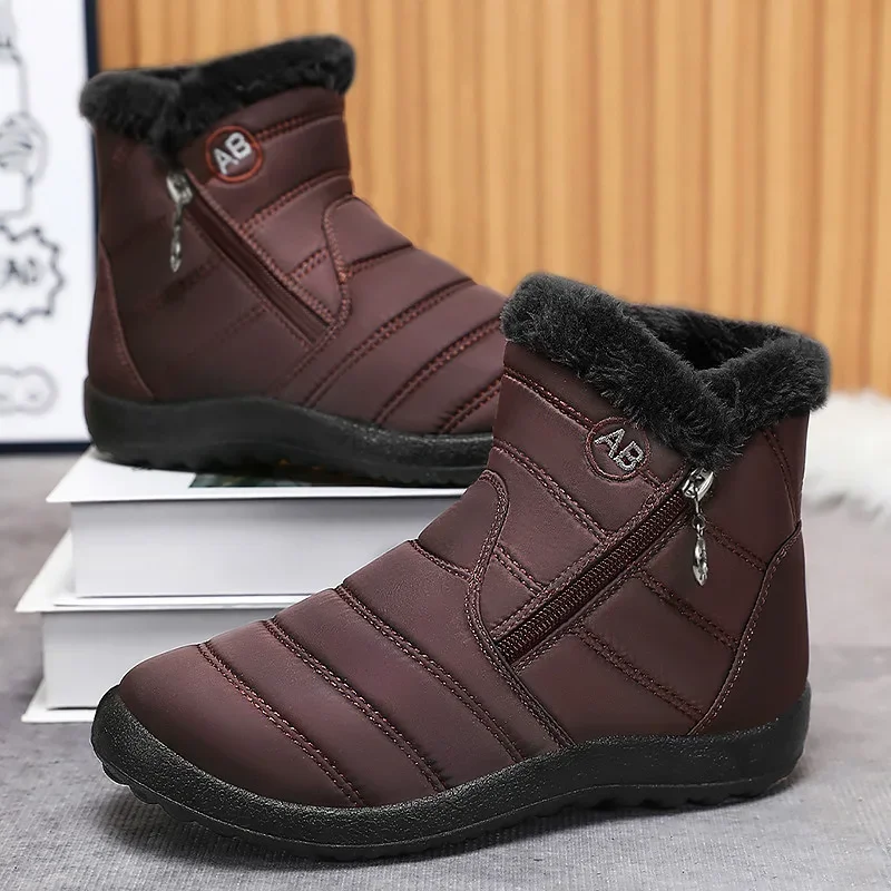 

Cotton shoes winter new foreign trade long cotton boots warm high-top shoes for the elderly couple style snow boots