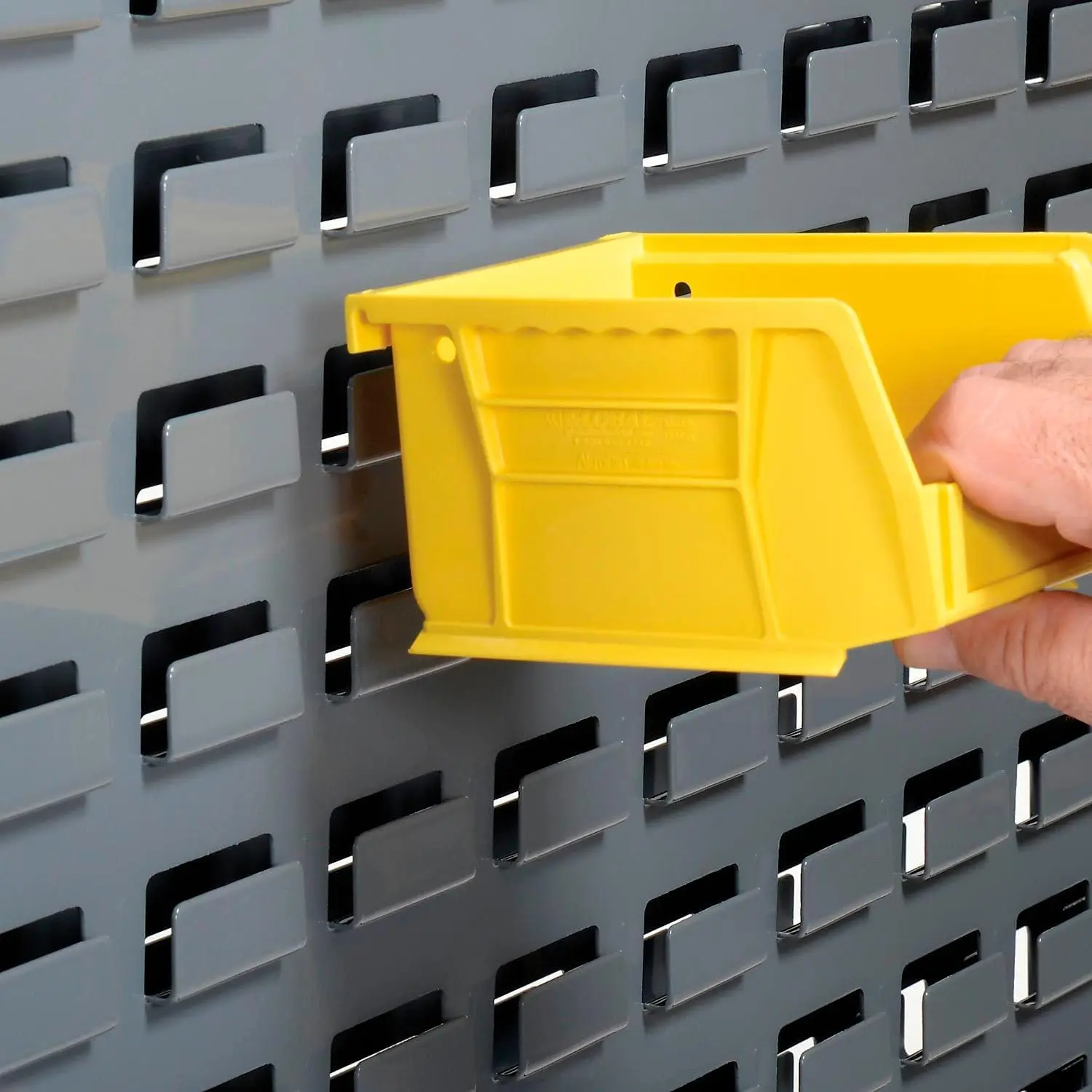 Double-Sided Mobile Rack with (192) Yellow Bins, 36x25-1/2x55