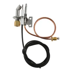 Propane Gas Pilot Burner Assembely Thermocouple & Tubing& Spark Ignitor Replace Brass Wire for Henny Penny Rheem LP Water Heater