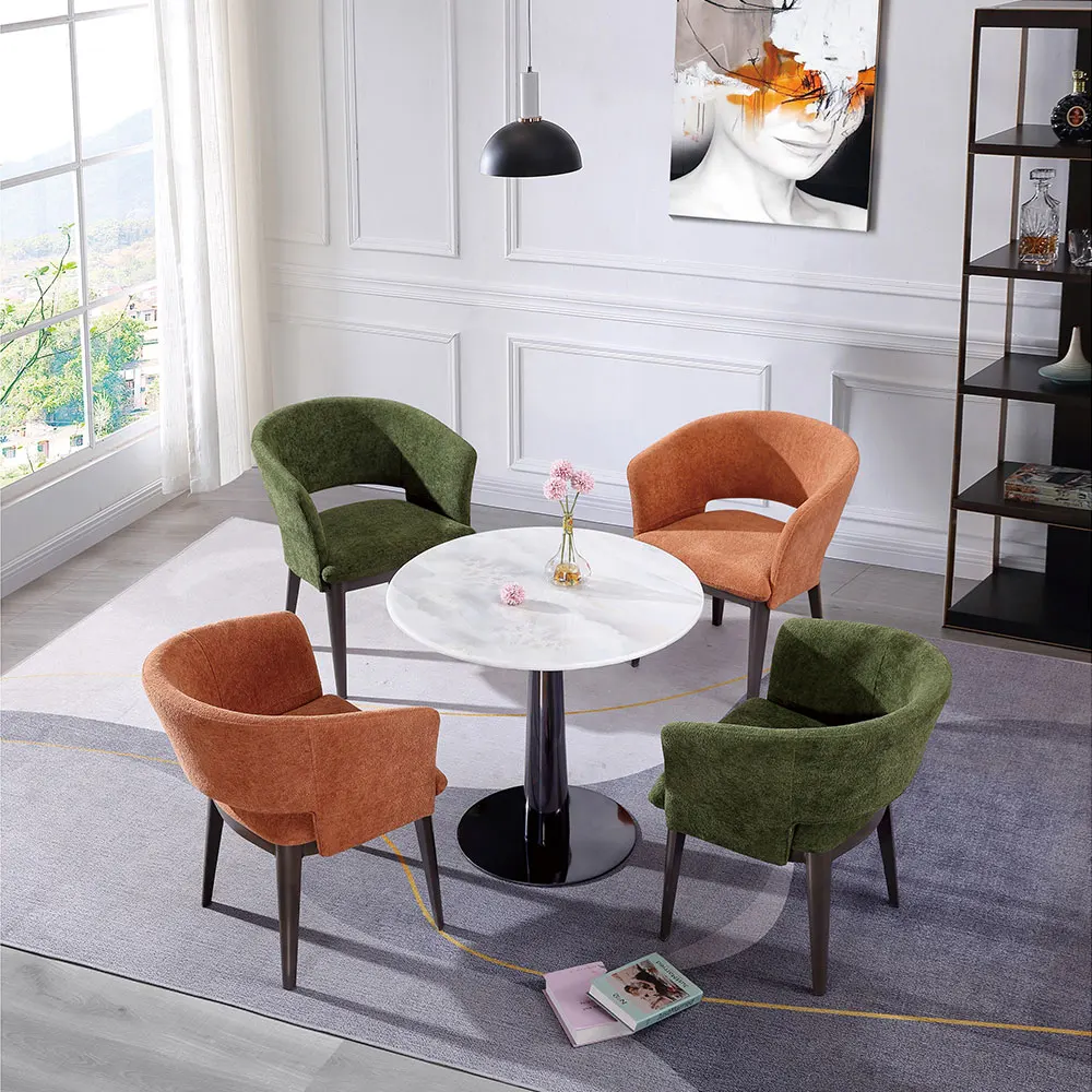 

Living Room Furniture Small Round Table Hotel Luxury Negotiation Coffee Table Office Reception Negotiation Table and Chair