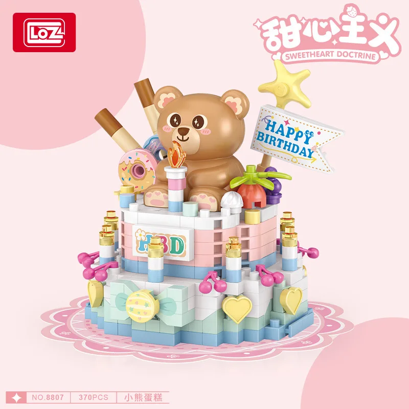 

Genuine Loz Mini Blocks Building Toys Gift Home Decor Building Blocks Diy Bricks Sweet Snack Puzzle Trendy Surprise Girls Gifts