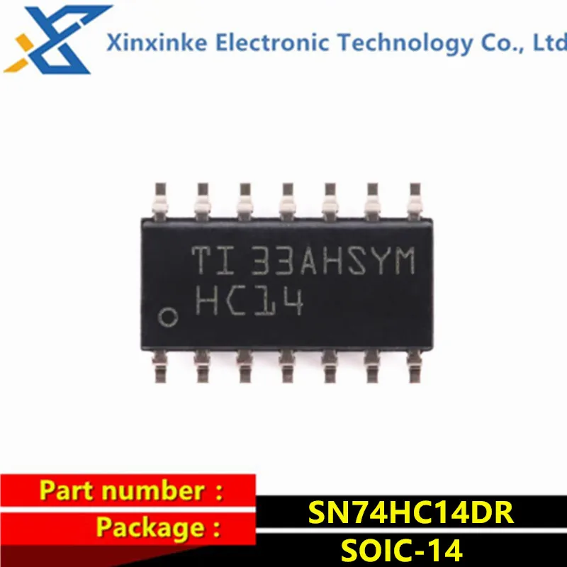 

10PCS SN74HC14DR Marking：HC14 SOIC-14 Inverters Hex Schmitt-Trigger CMOS Logic ICs Brand New Original