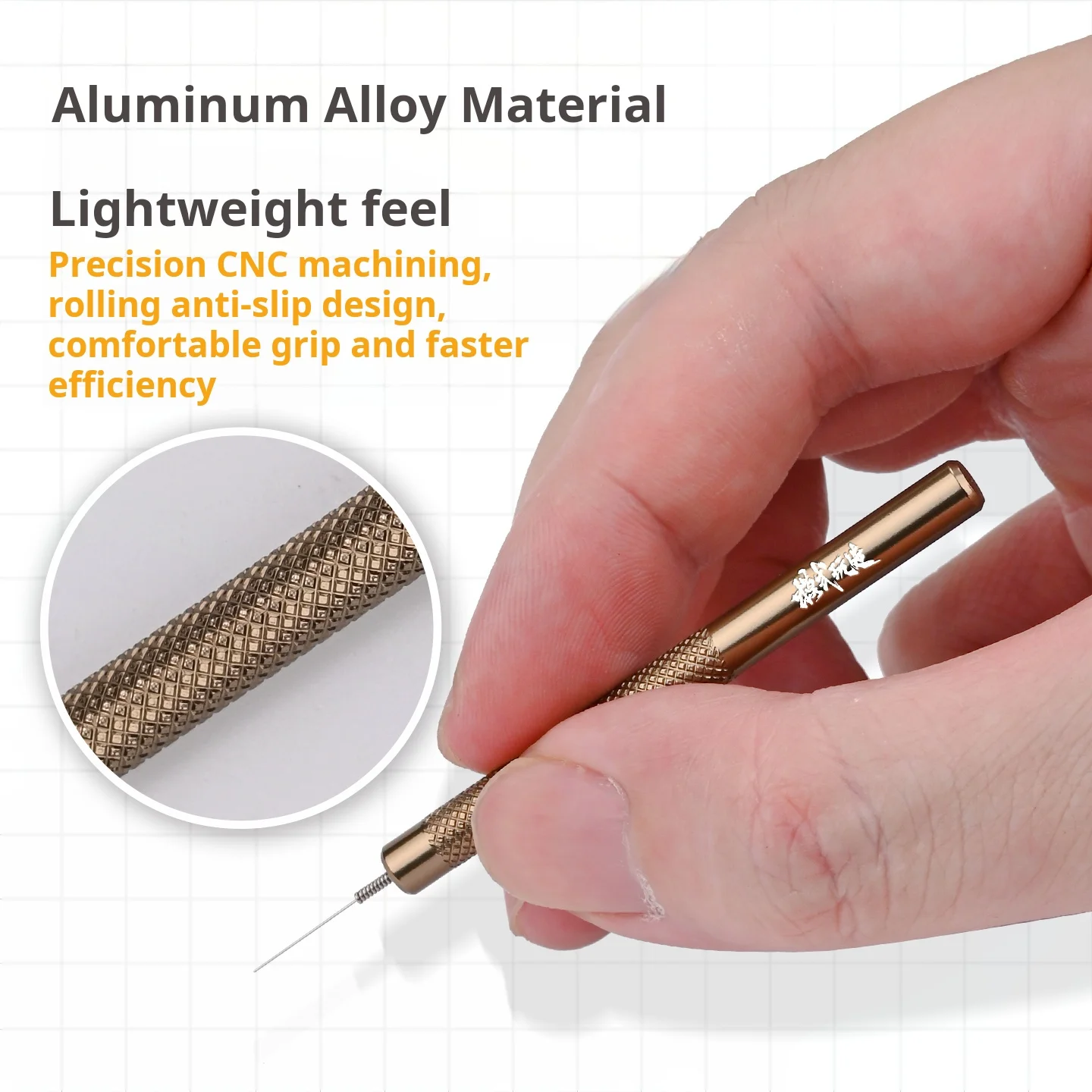 MSWZ MS107 Metal Precision Glue Dispenser for Gundam Scale Model Building Tools CA Glue Applicator Military Hobby DIY Craft Tool