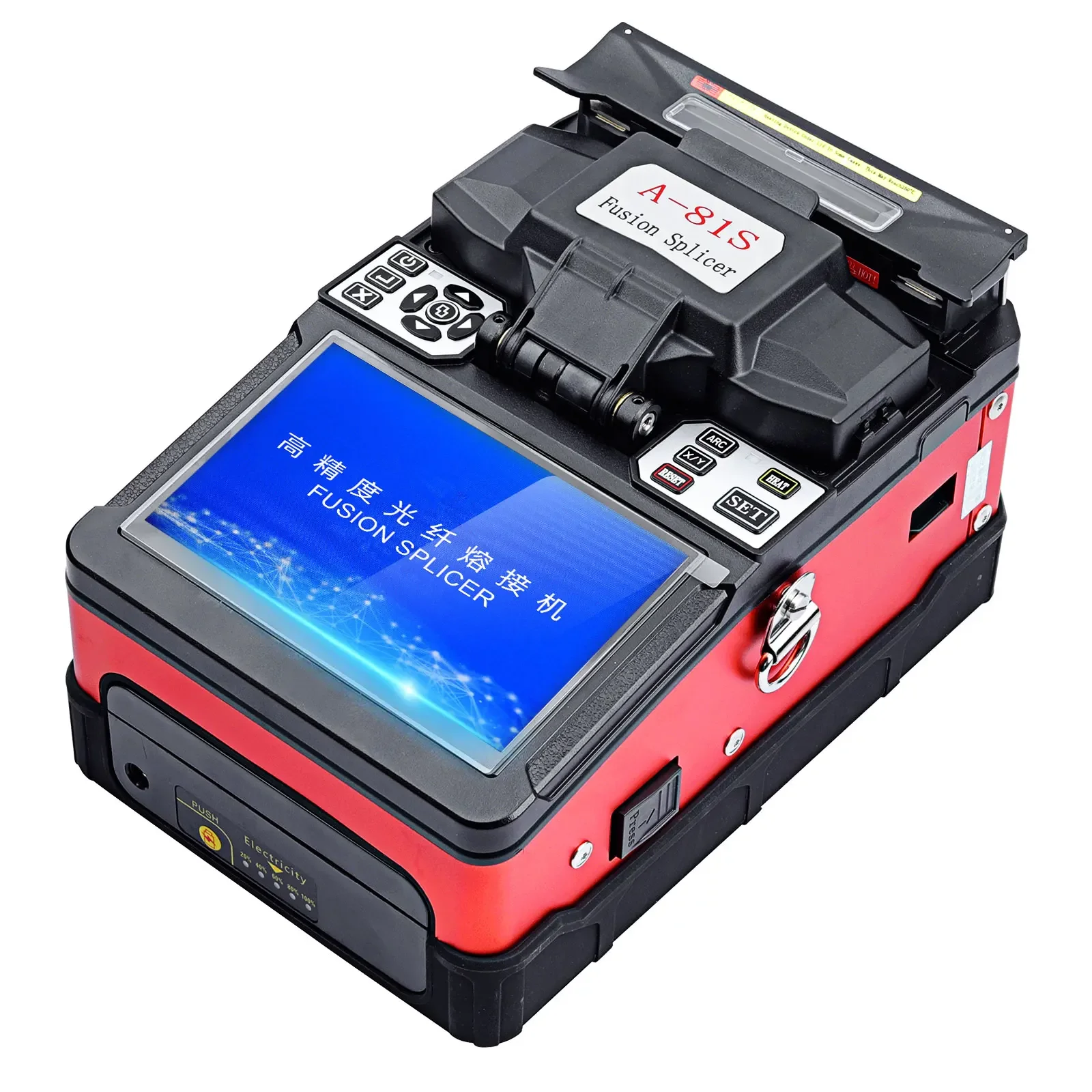 Optical Fiber Fusion Splicer Machine Automatic A 81S Core To Core Fusion Splicer Machine Fiber Optic Splicers Welding Machine