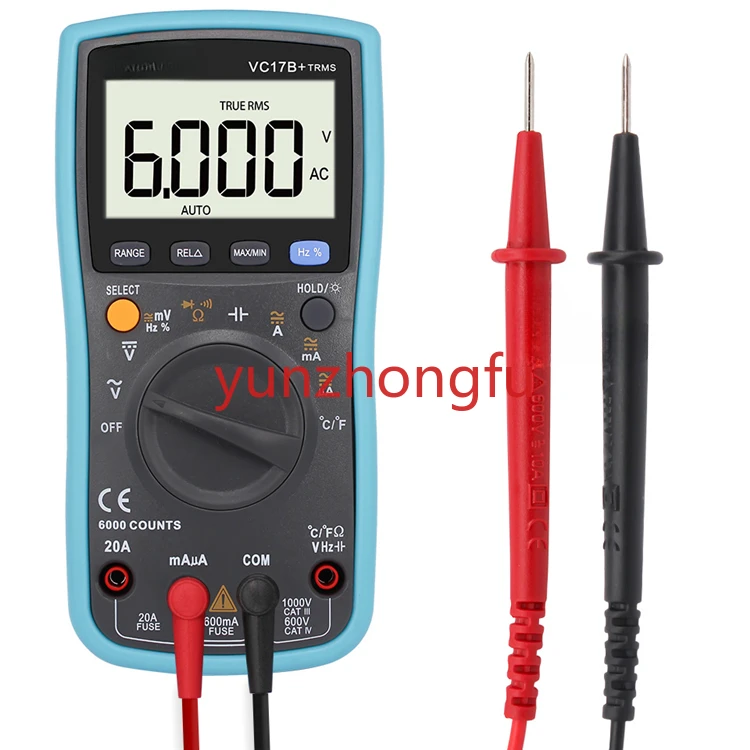 VC17B + VC15B + High Precision Digital Multimeter Automatic Range Anti-burn Universal Meter Electrician