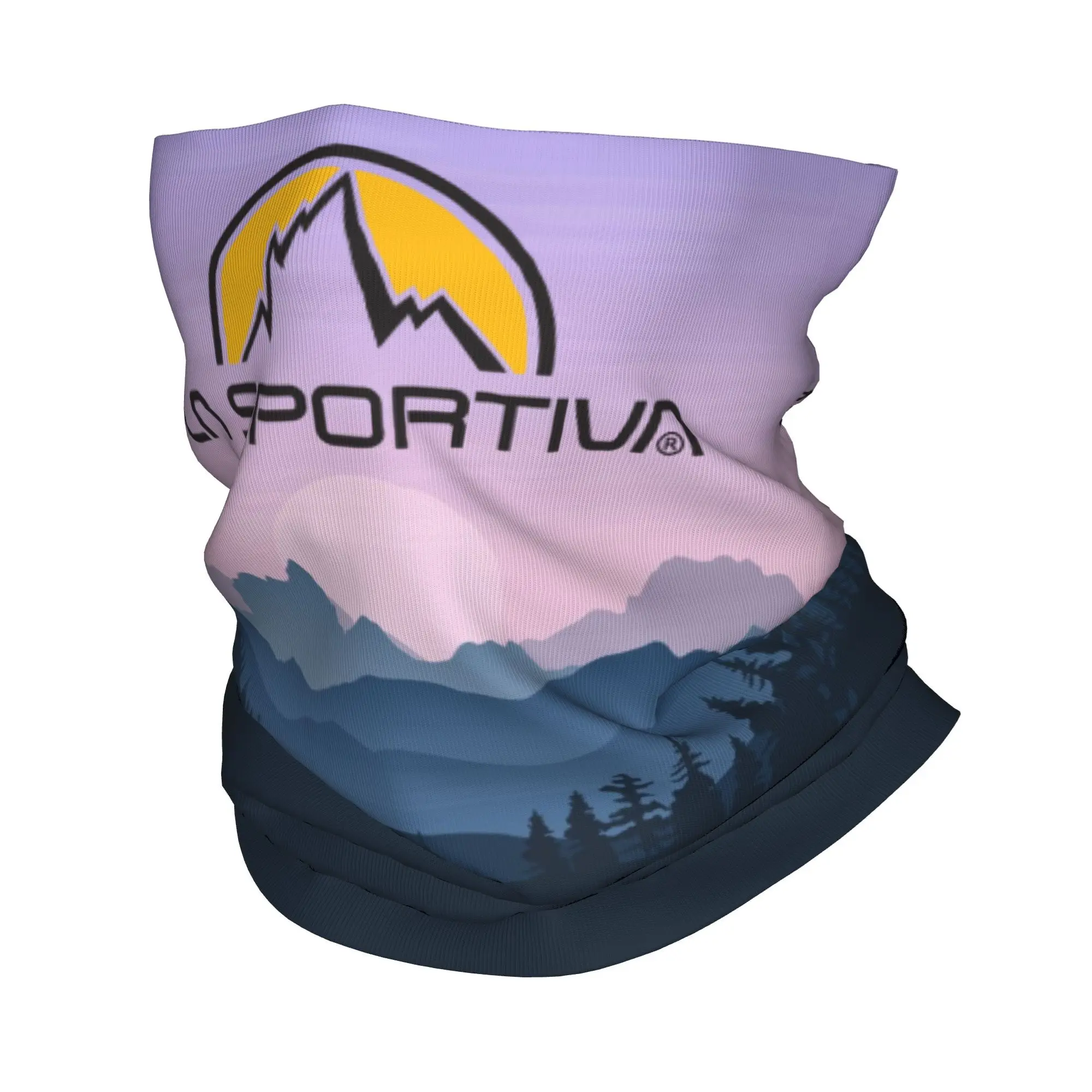 Custom La Sportiva Trees Images Bandana Neck Warmer Men Women Winter Hiking Ski Scarf Gaiter  Face Cover