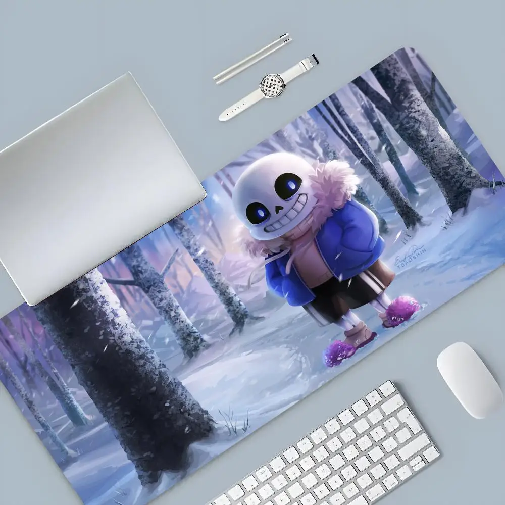 Undertale Sans Frisk Mouse Pad Cartoon Lockedge Large Gaming Pad Computer Gamer Keyboard Mouse Mat Desk Mousepad for PC Desk Pad