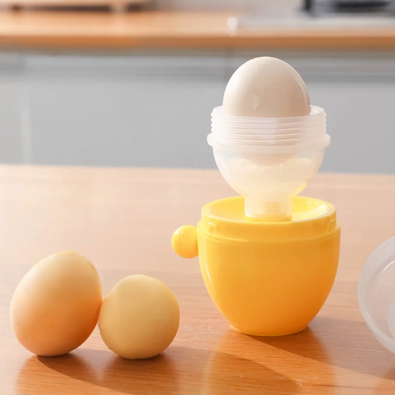 Practical New Manual Egg Yolk Shaker Spin Scrambler Pull Type Egg Mixer Household Egg Maker Kitchen Cooking Gadget Accessory