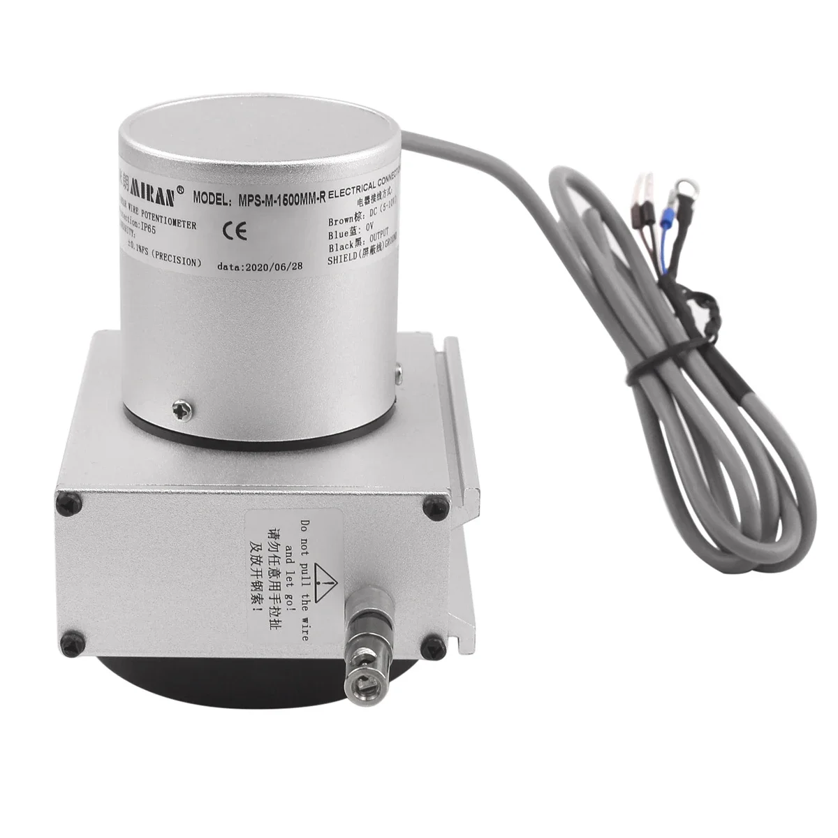 Miran Brand Accuracy Rope Potentiometer MPS-M-1500MM-R Series Smart Distance Sensor