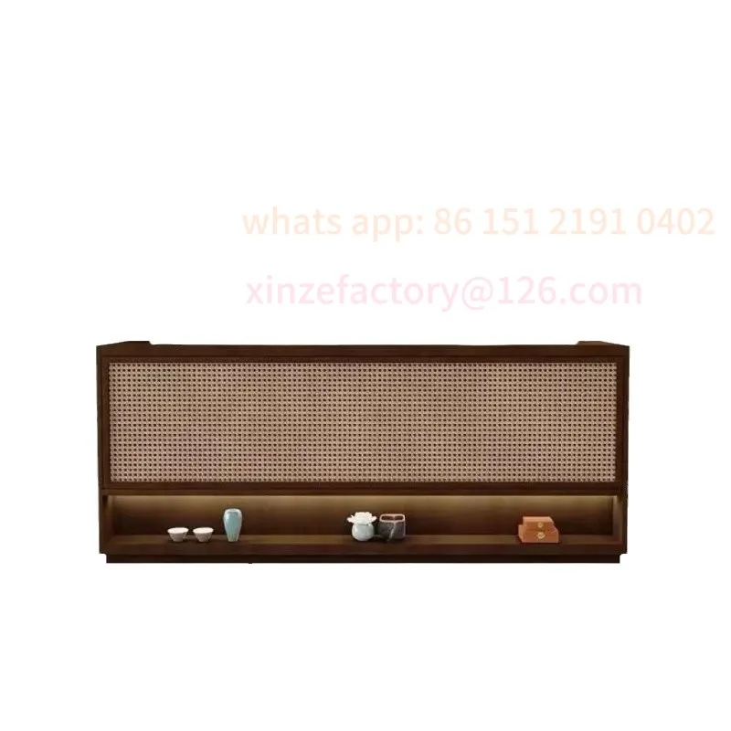 

Customizable winter checkout page wind bar counter Japanese restaurant bar table reception counter